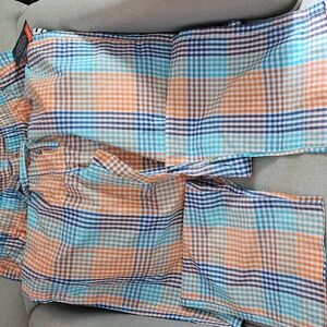 St Johns Bay Size Large Woven Multi Check Pajama Pants Sleepwear